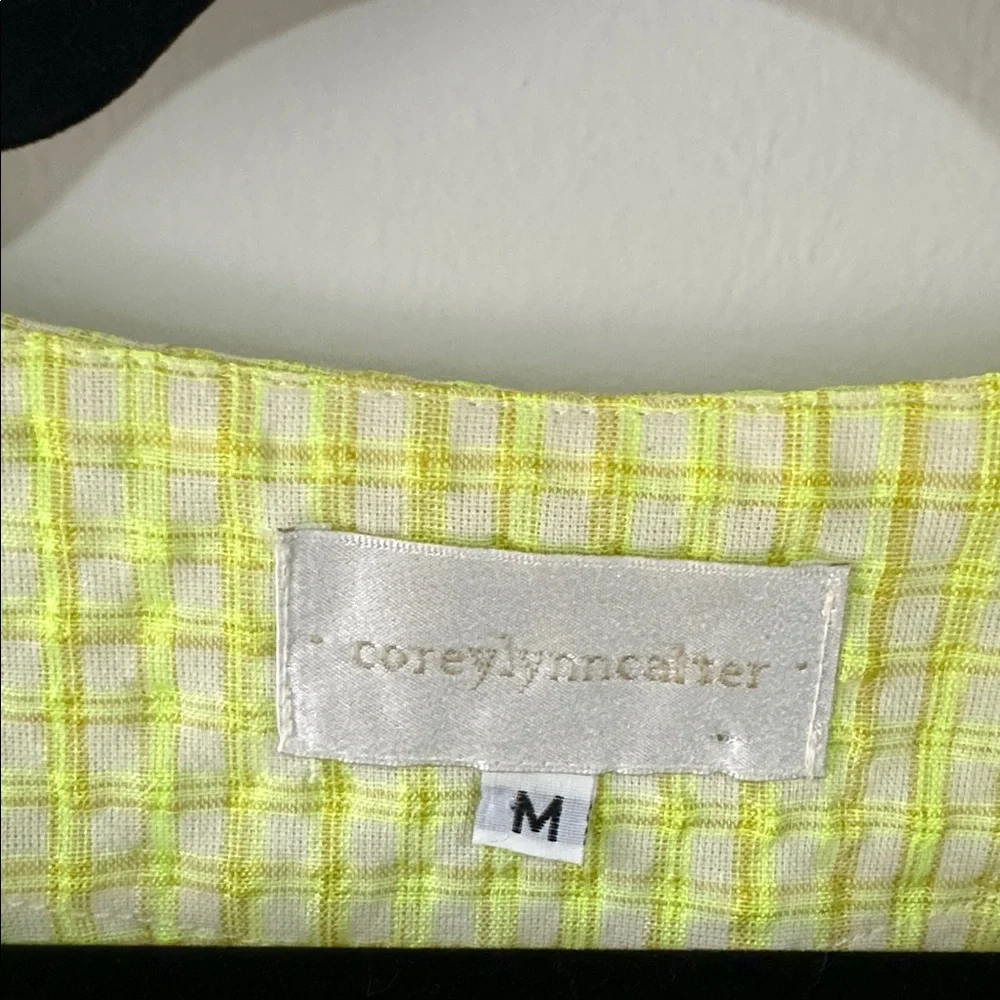 Anthropologie Corey Lynn Calter Mariah Textured Mini Dress Size Medium Coastal - Picture 7 of 9